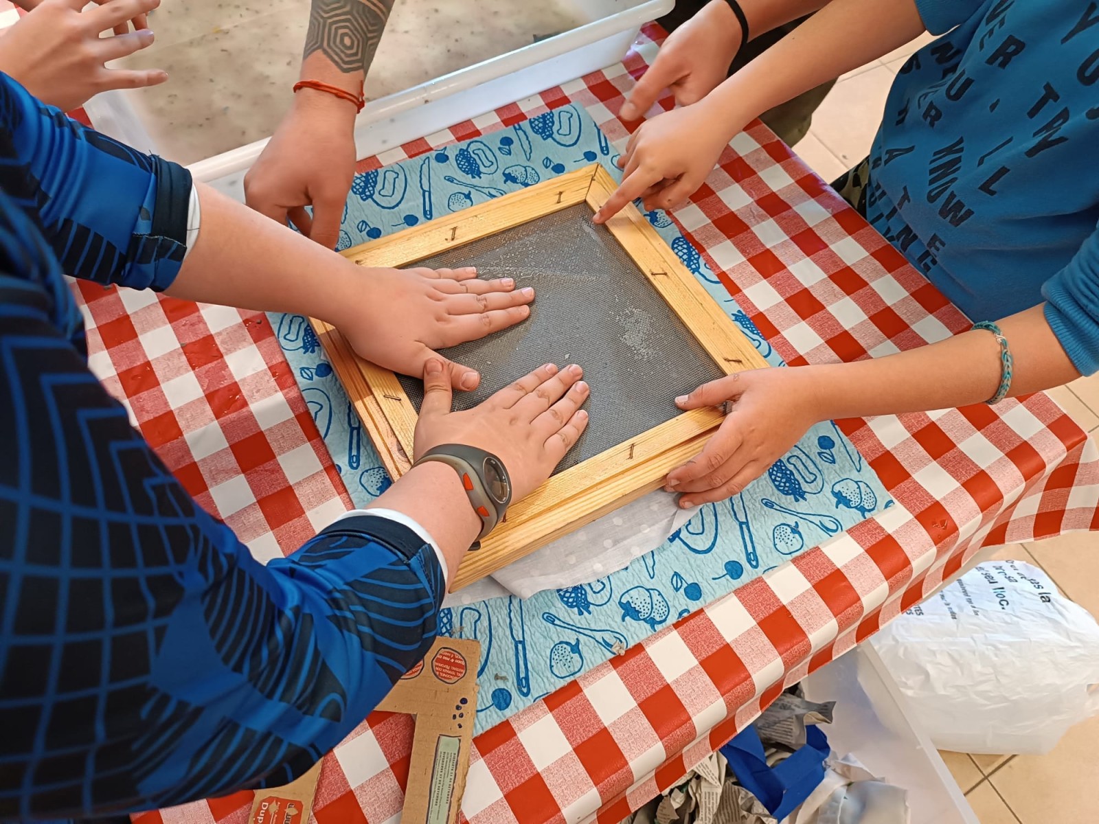 Taller de paper reciclat